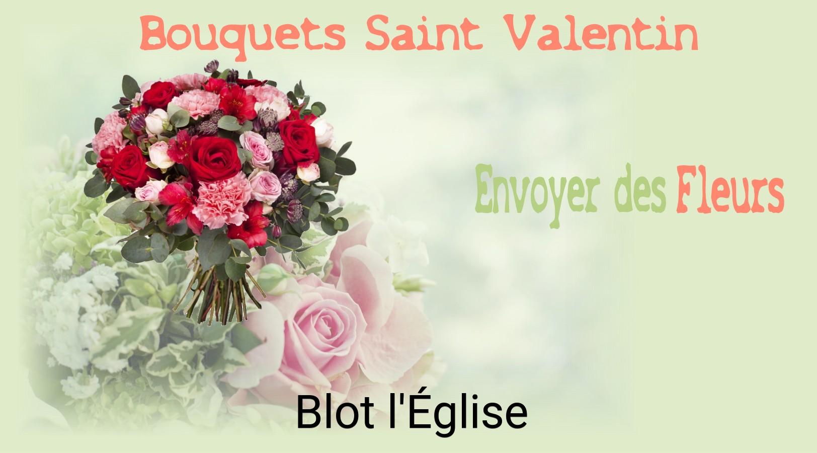 Roses de Saint-Valentin livrées à Blot-l'Église